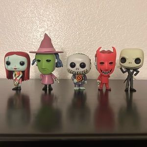 Nightmare Before Christmas Funko! Pops.